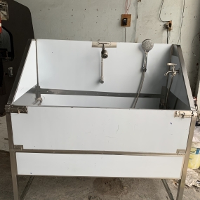 Bồn tắm gập inox 304  Rộng 60 dài 120 cao 130 