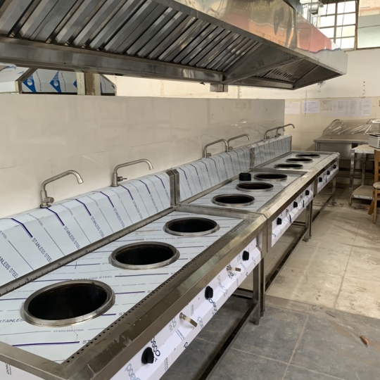HỆ THỐNG HÚT KHÓI + BẾP CÔNG NGHIỆP 